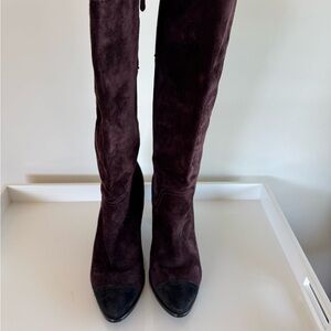 Chanel Suede Boots